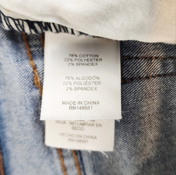 Cafe Denim Premium Distressed Ankle Skinny Jeans Pants - Picture 8 of 9